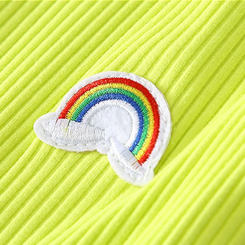 WEIXINBUY 2019 Hot Sale Newborn Infant Baby Boy Girl Rainbow Print Sleeveless Rompers Kids Jumpsuit Clothes |