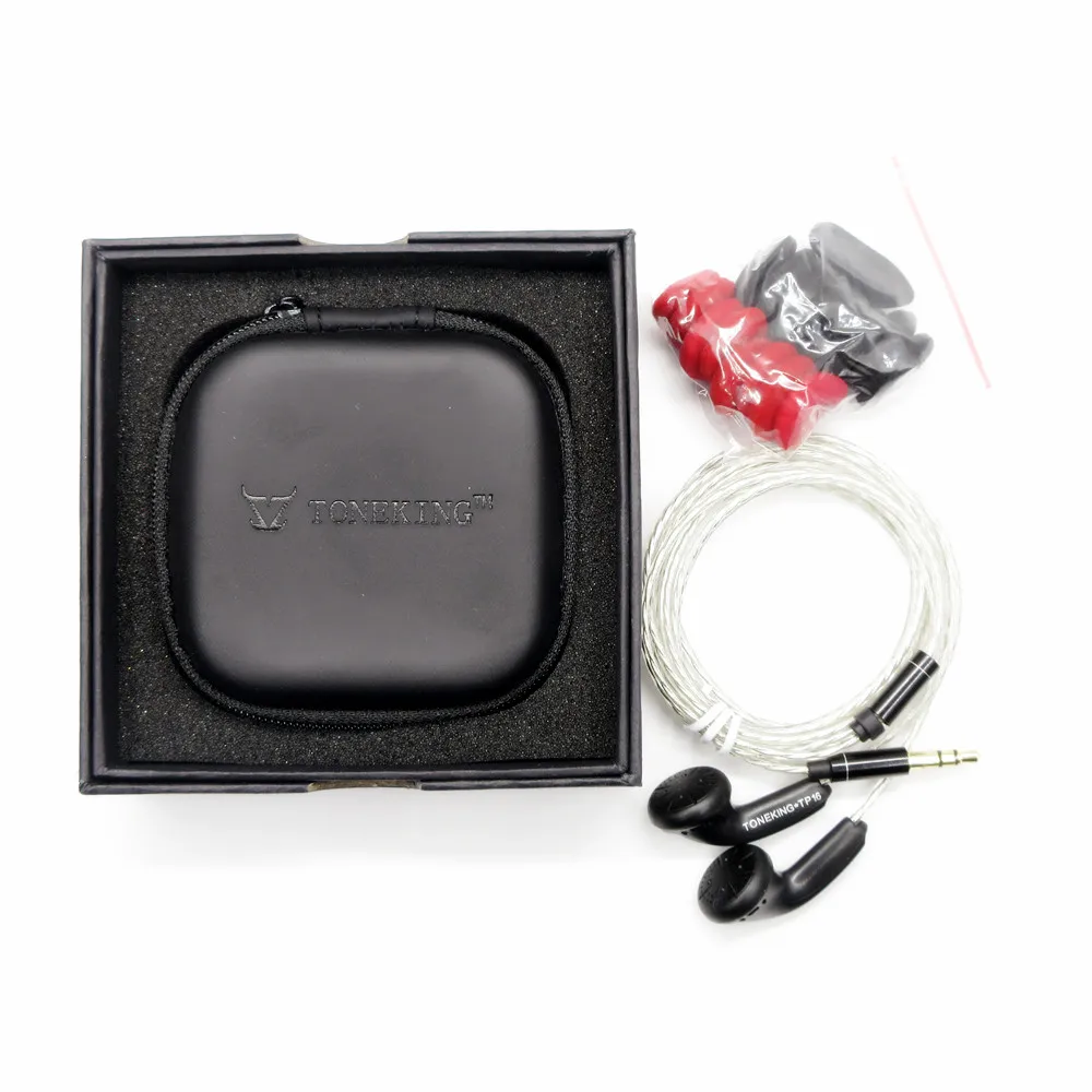 TONEKING TP16 32 Ом 3 5 мм наушники вкладыши с плоской головкой DYI HIFI басовые наушники|bass