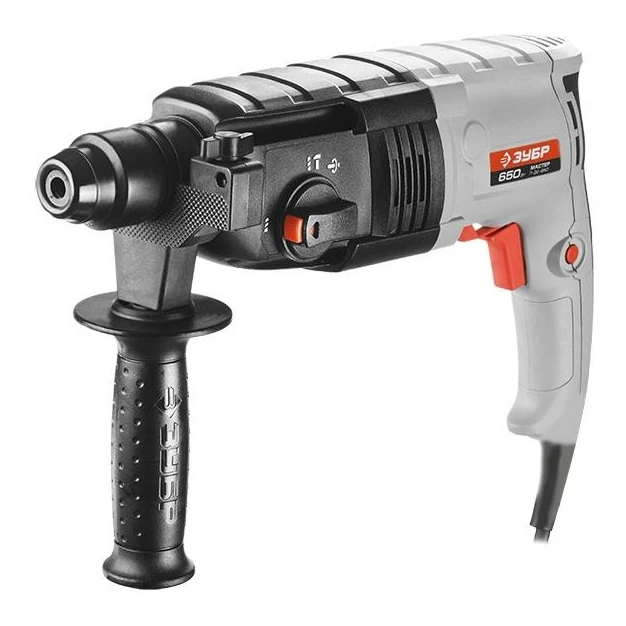 Перфоратор электрический ZUBR P 22 650 (Мощность Вт энергия удара 2.3 Дж сверление с