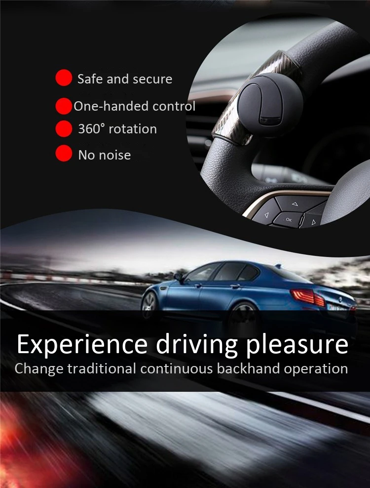 Универсальная ручка колеса для автомобиля, Бустерный мяч рулевой подшипник ручка для грузовика, усилитель рулевого колеса для Ford/Toyota/Honda/Nissan