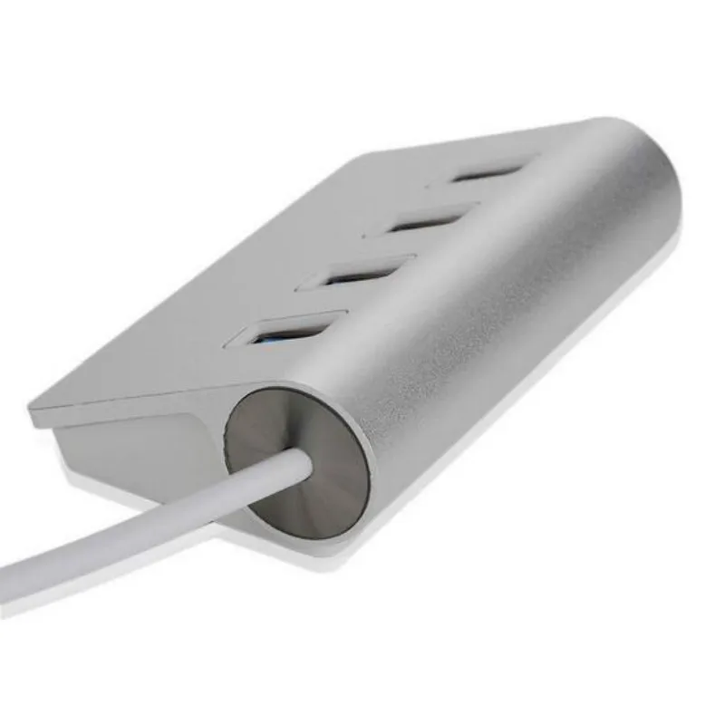 Высококачественный скоростной алюминиевый 4 портовый разветвитель USB 3 0 5