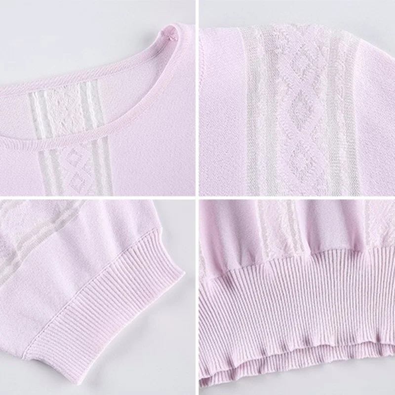 Новые повседневные женские свитера одежда модные пуловеры с рукавами однотонный