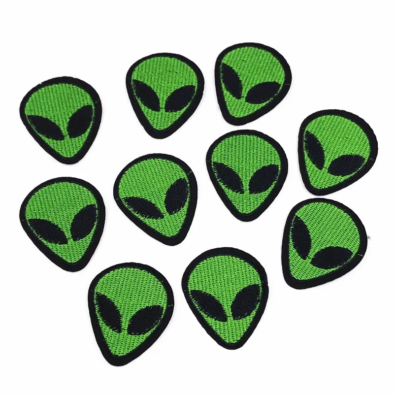 10 шт. Allien UFO Parches вышивка железа на заплатках Одежда DIY полосатая одежда стикер s шитье на Аппликации значок стикер