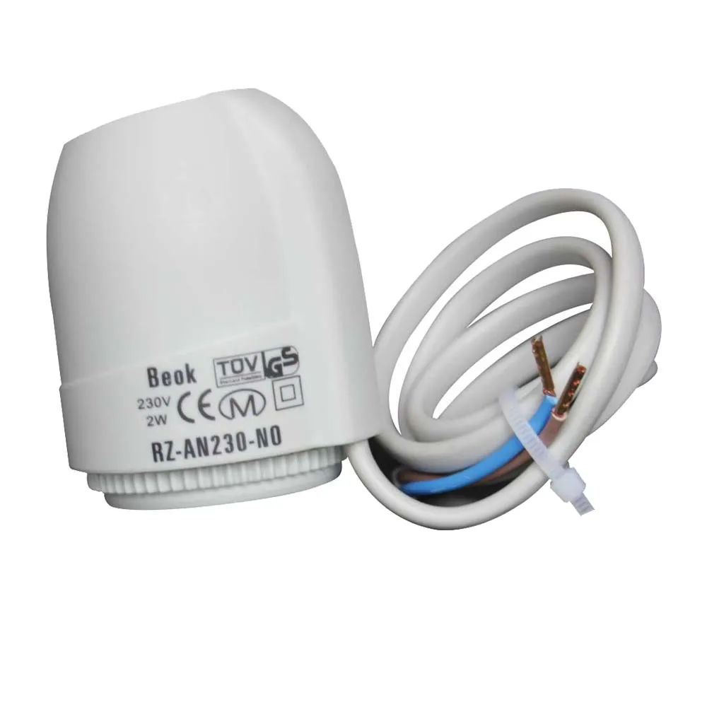 

Для коллектора в воде, система подогрева пола, 230 В, тепловой электрический привод, сервоприводы, нормально закрытый/открытый, НЕТ NC