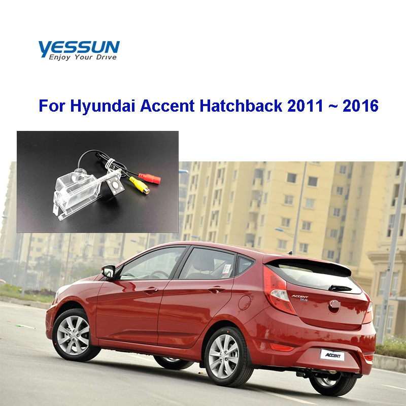 

Yessun Rear View Camera For Hyundai Accent Hatchback 2011 ~2016 Backup Waterproof camera/ HD CCD Night Vision car camera