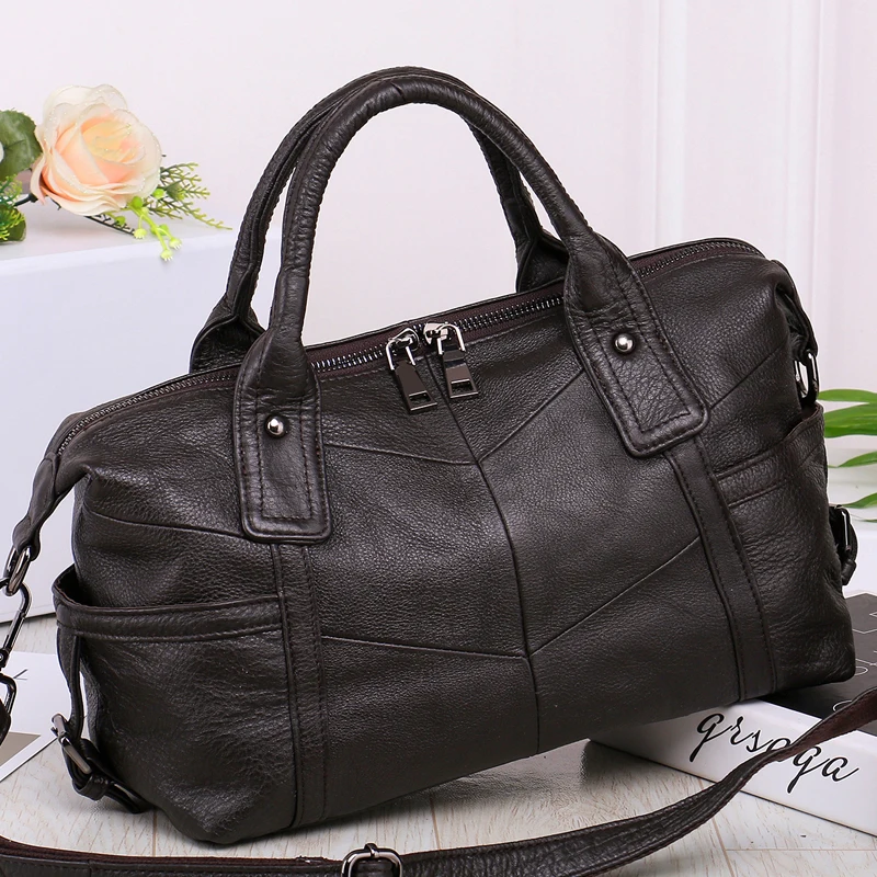 High quality fashion head layer cowhide handmade lady's bag cross-body bag lady's single shoulder bag lady's handbag