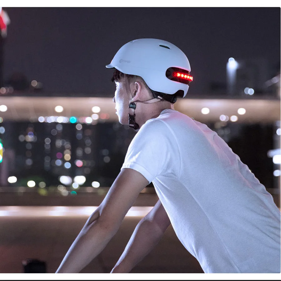 Новейшие Xiaomi Smart4u водонепроницаемые велосипедные смарт-шлемы с подсветкой для