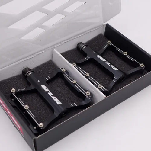Black GUB GC008 MTB горный велосипед педали из алюминиевого сплава - Цвет: Black