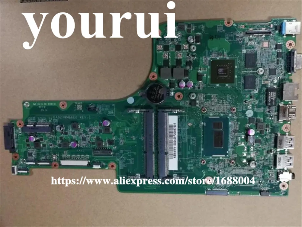 DA0ZYWMB6E0 NBMNV11007 NB.MNV11.007 для acer aspire E5-771 E5-771G материнская плата ноутбука SR23Y | Компьютеры