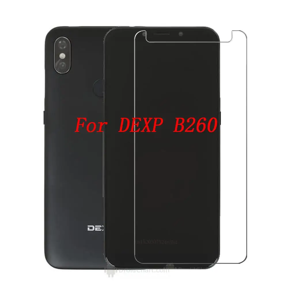 Закаленное стекло 9H для смартфона DEXP B260 защитная пленка экрана телефона B