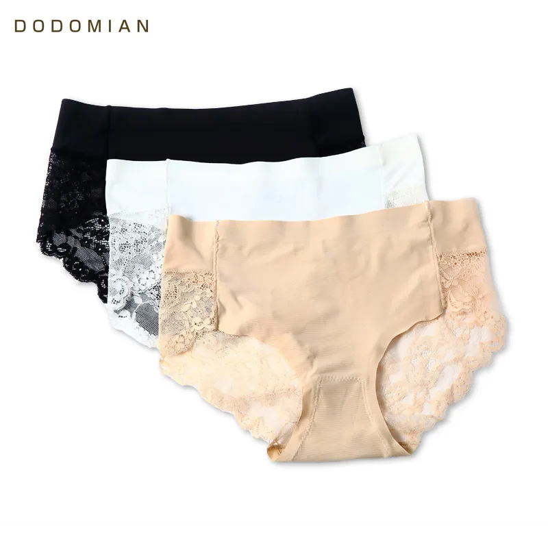 Нижнее белье женское бесшовное из спандекса и хлопка 3 шт./партия|ladies' underpants|female