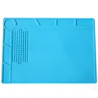 S-130 350 мм X 250 мм термостойкий BGA коврик паяльный силиконовый тепловые пушки изоляции Pad Ремонт инструменты обслуживания платформы стол коврик