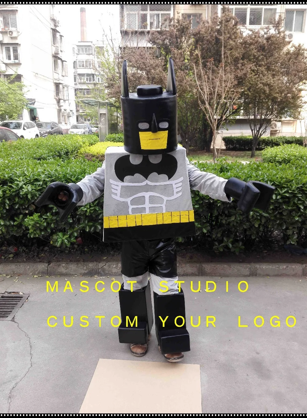 Костюм талисман lego man hero индивидуальный маскарадный костюм аниме косплей