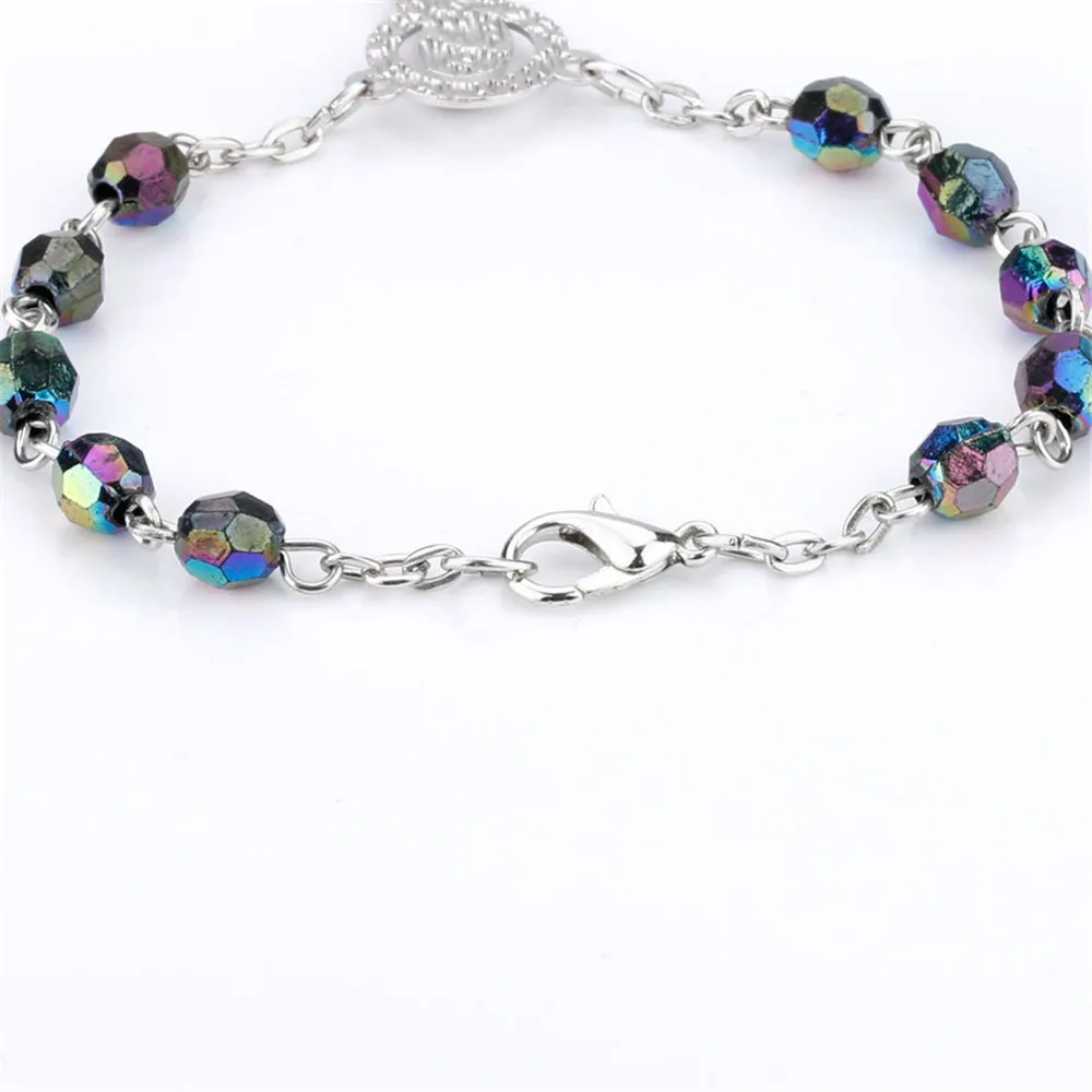 Красочные граненые Акриловые бусины 6 мм фотокатолический браслет карманные