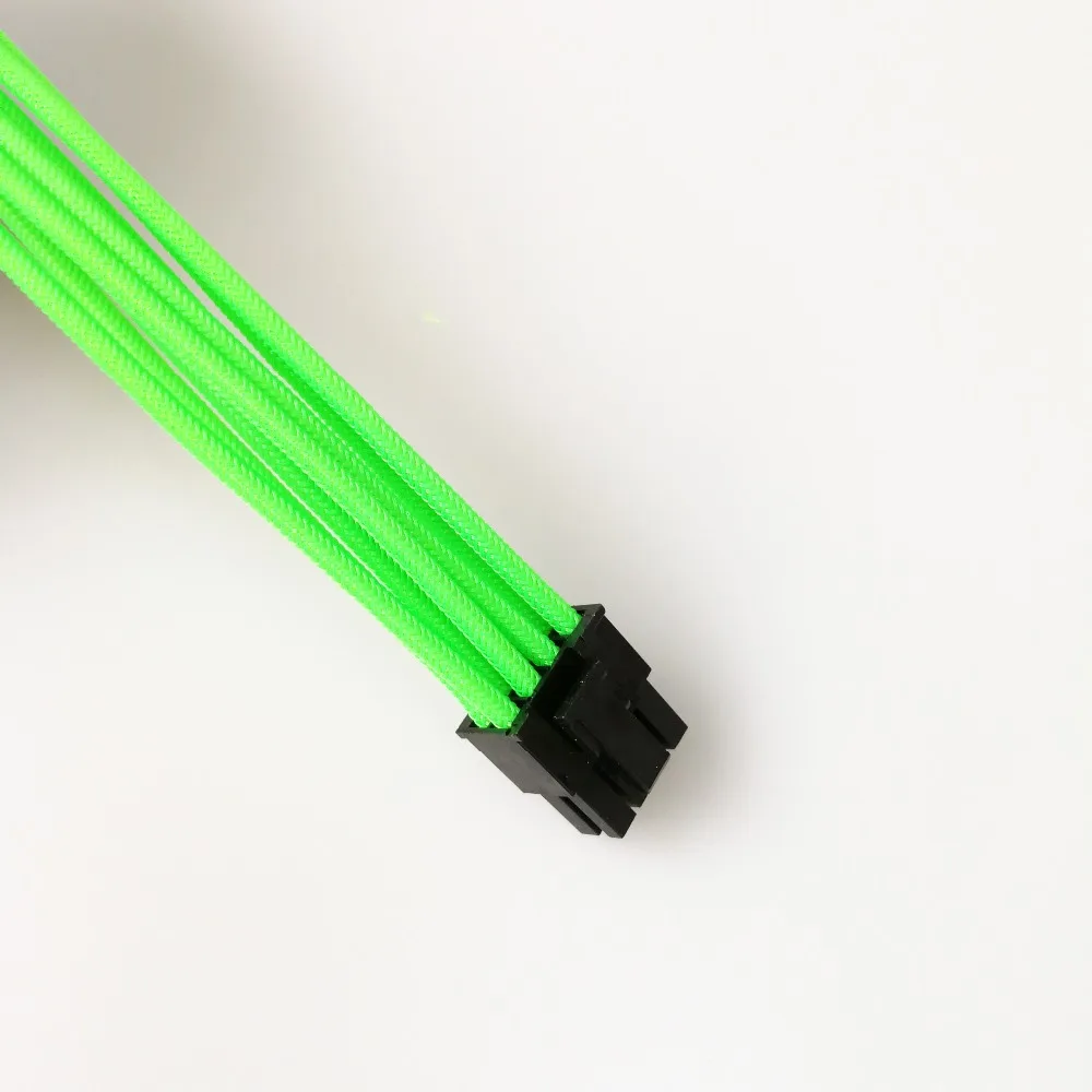 PCI 8Pin(6+ 2) Удлинитель для материнской платы GPU Кабель для водяного охлаждения компьютера черный, красный, белый, синий, фиолетовый, желтый, зеленый