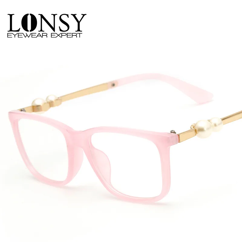 LONSY 2016 модная розовая фотография Женская Ретро оптическая прозрачная