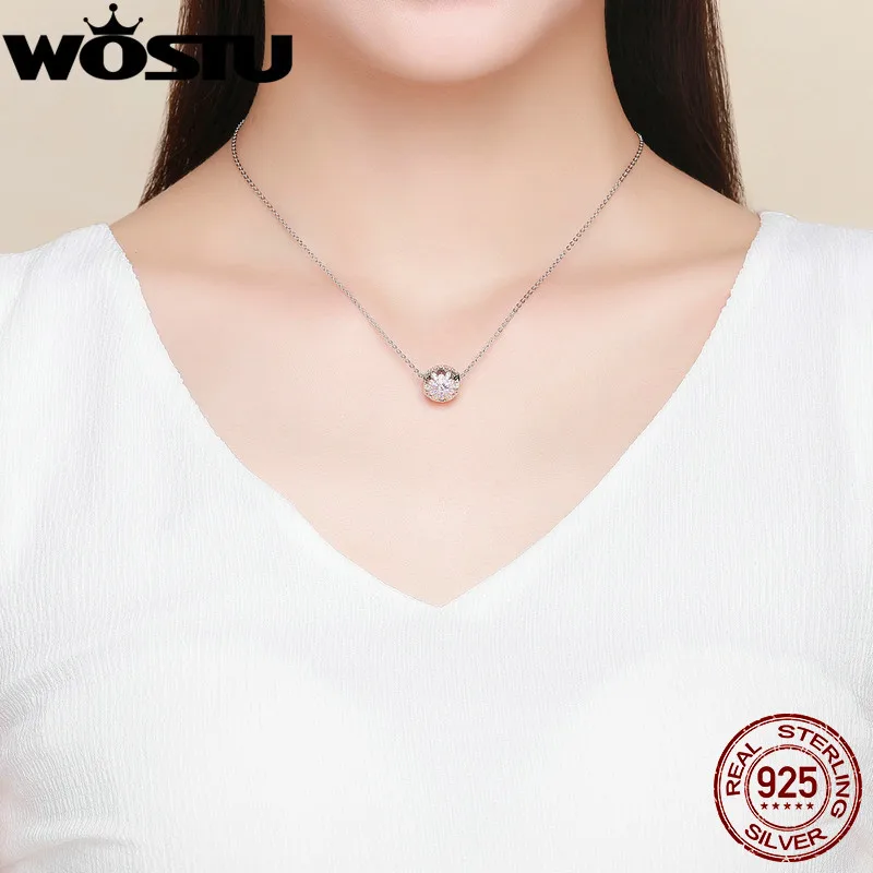 WOSTU, 925 пробы, серебряные бусины с цветущими бутонами, подходят под DIY брендовый браслет, ожерелье, S925 серебряные ювелирные изделия, подарок CQC922