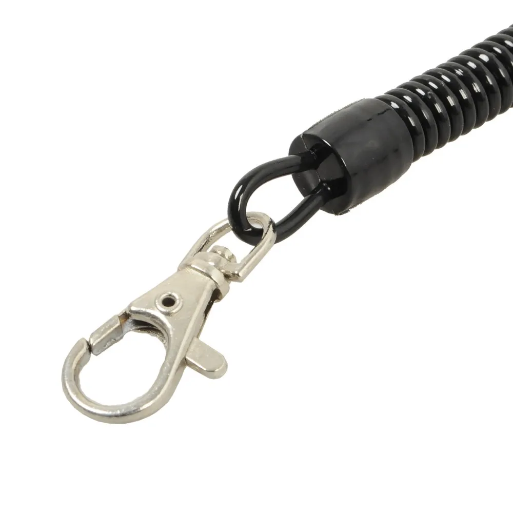 Tactical Retractable Plastic Spring Elastic Rope Security Gear Tool For Airsoft Outdoor Hiking Camping Anti-lost Phone Keychain | Спорт и