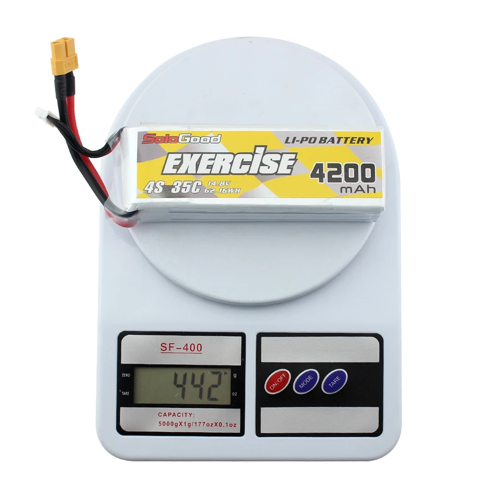 SoloGood Lipo аккумулятор 14 8 в 2200 мАч 25C 2600 3000 4200 5200 35C с разъемом XT60|Детали и аксессуары| |