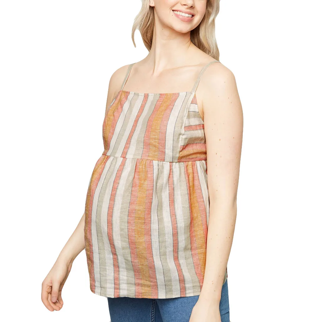 Большие размеры летняя футболка для беременных повседневная хлопковая майка на