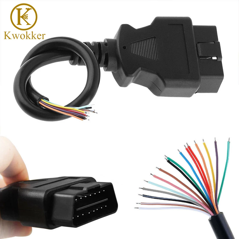 30 см/1 5 м OBD2 II 16 Pin штекер удлинитель для открытия провода диагностический кабель