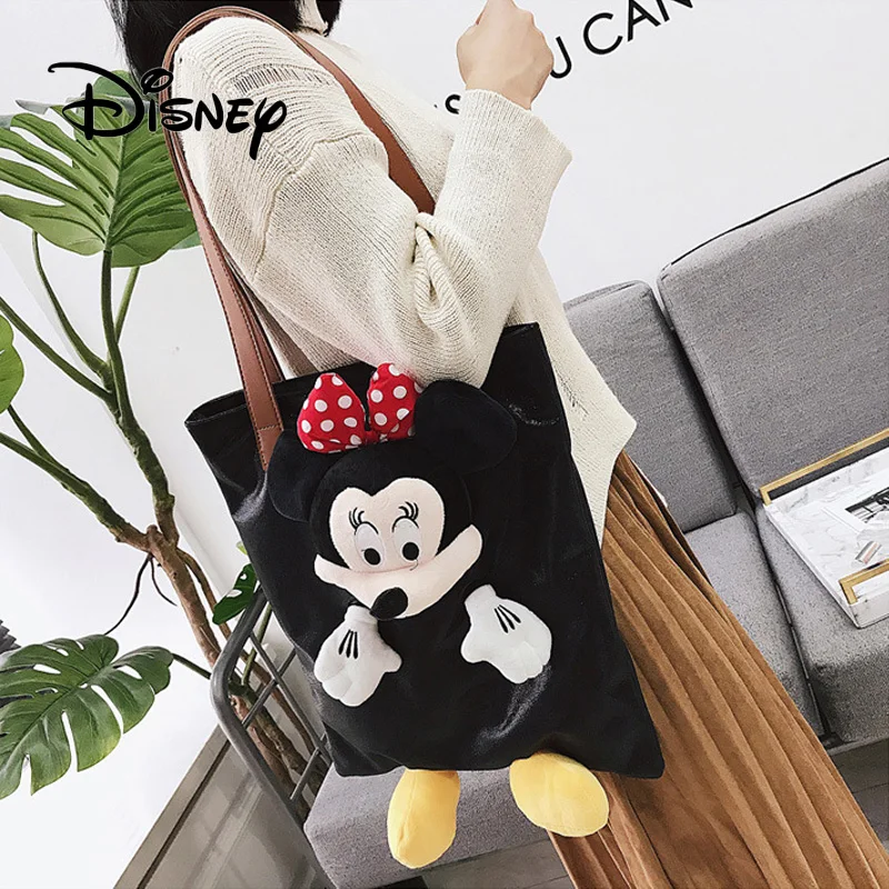 Disney Микки Маус плюшевые рюкзаки для женщин сумка на плечо модные женские сумки женские вечерние Маленькие девушки сумка Рождественский подарок