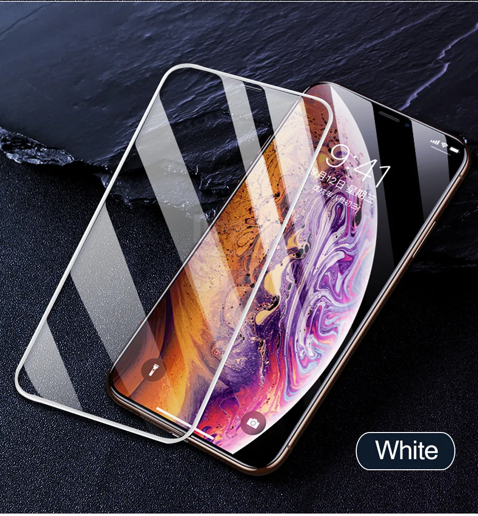 20D изогнутая пленка для экрана из закаленного стекла на IPhone XS Max XR X Защитное стекло для IPhone XR XS Max X защитное стекло