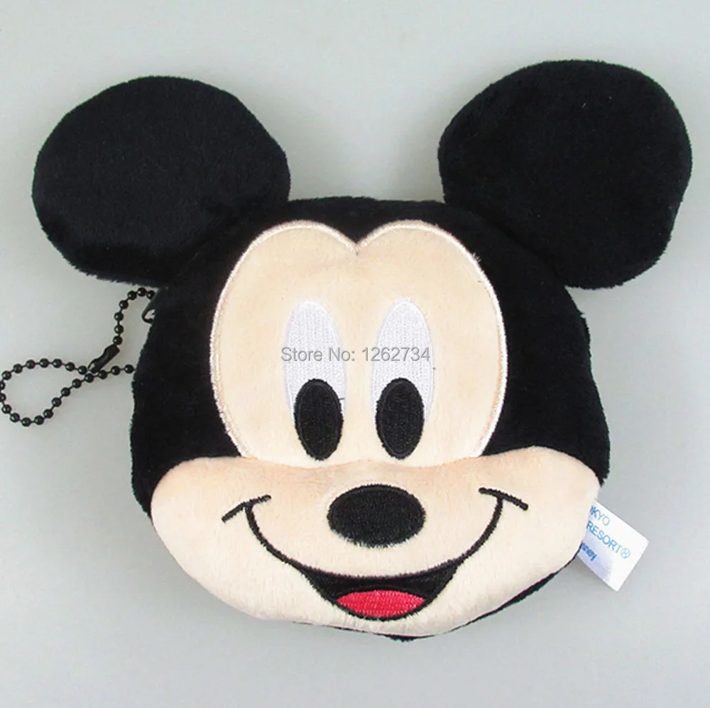 12X12CM Микки Минни плюшевый Кошелек Многофункциональный Kawaii Money Coin Bag TYTJ|free plush|bag