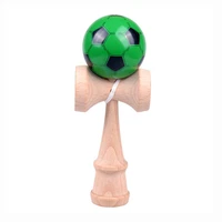 18cm anti stress football kendama professional skillful juggling balls beech wooden outdoor sports games toys for kids children