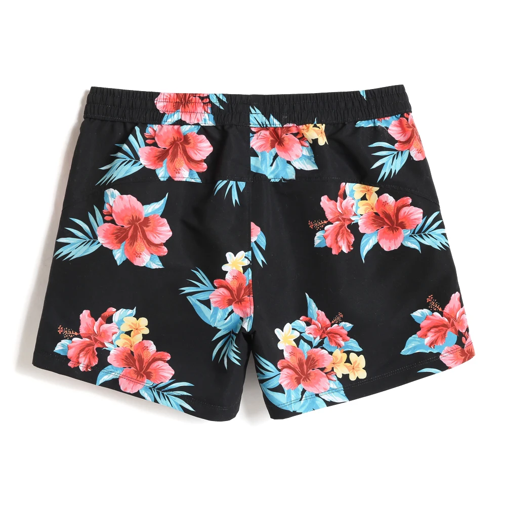 New Summer female’s Swimming trunks swimsuit joggers printed breathable quick dry surfing swimwear board shorts briefs mesh