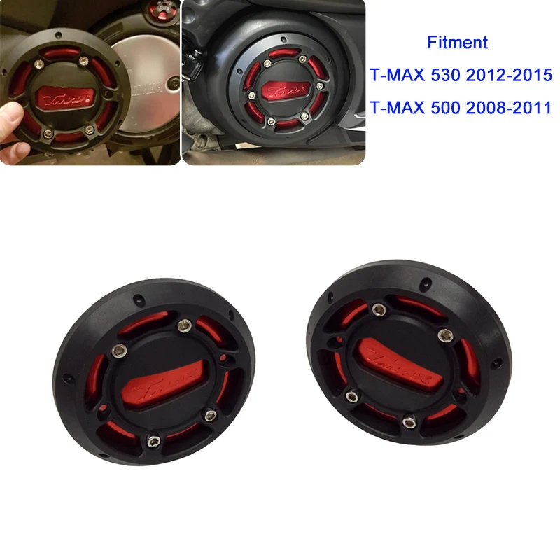 Одна пара TMAX 530 500 CNC статора двигателя защитная крышка протектор для Yamaha T max 2012 2015