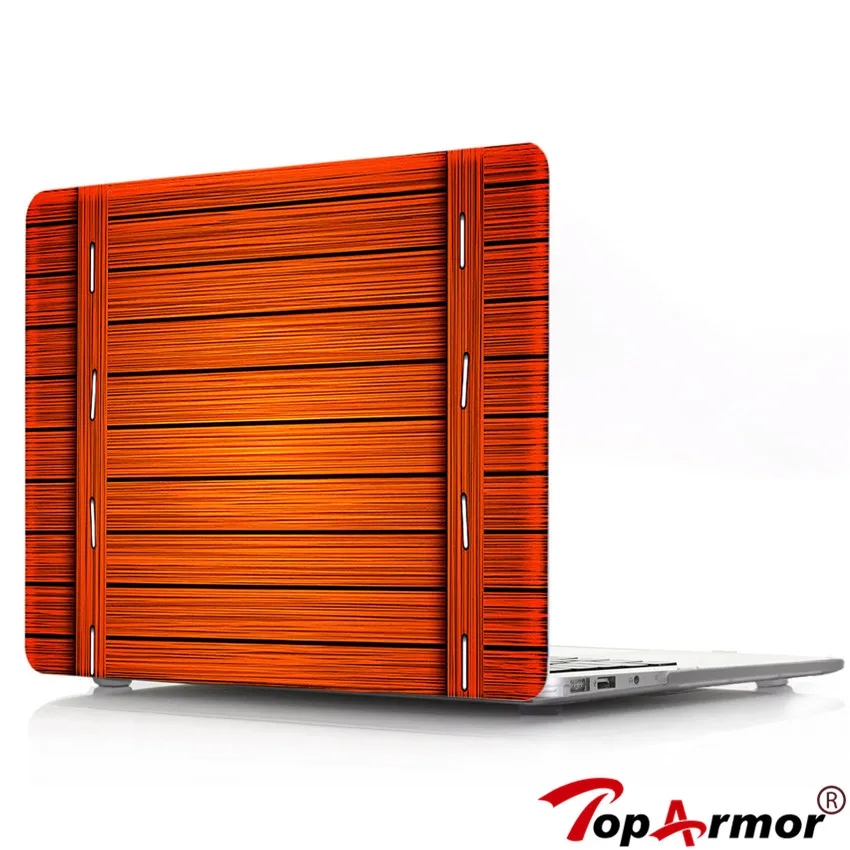 Модные красочные деревянные зерна матовый чехол для Apple MacBook Air Pro Retina 11 12 13 15 сумка