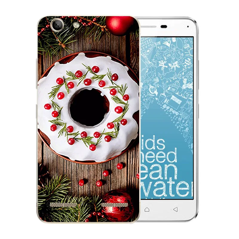 Phone Cases for Lenovo Vibe K5 Covers Plus Lemon 3 A6020 Bags Merry X'MAS Pattern Soft TPU Silicon Case For A 6020 |