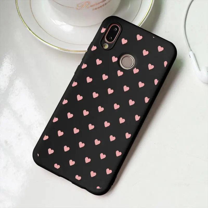 Khe-duoaxhei Розовый матовый Мягкий ТПУ чехол для huawei P30 P8 P9 P10 P20 Pro mate 20 10 Lite Y6 Y9 P Smart Plus чехол-накладка - Цвет: Khe-duoaxhei