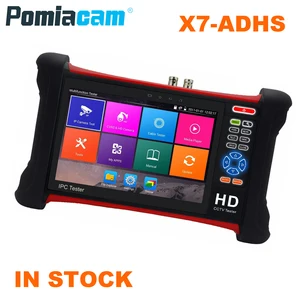 X7ADHS cctv monitoring camera test 4K monitor TVI CVI AHD SDI CVBS IP Camera Tester with Cable tracer, UTP cable test
