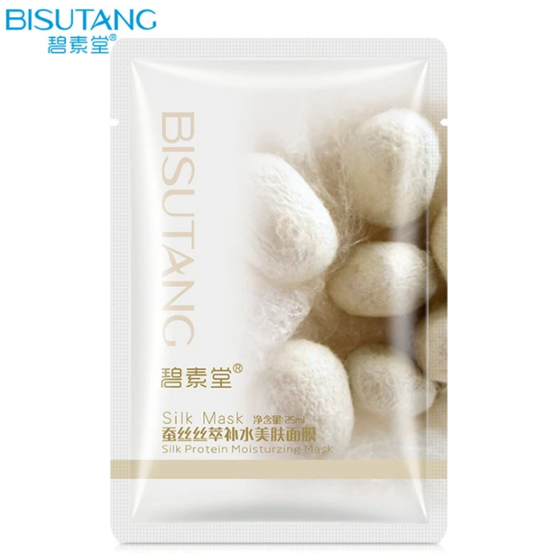 BISUTANG Шелковый экстракт лицевая маска для разглаживания увлажняющая лица