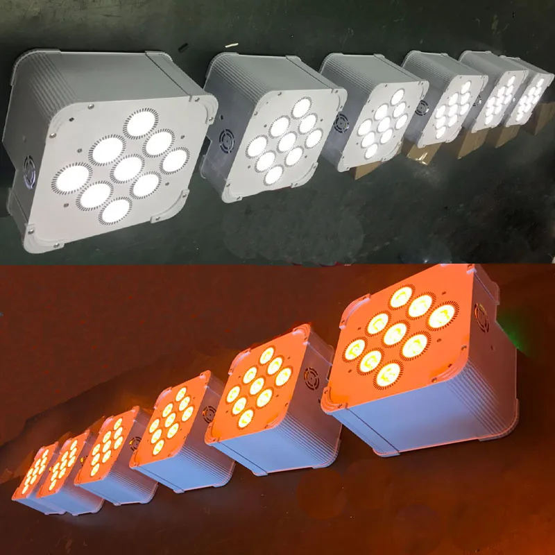 8 шт./flycase беспроводной сценический светильник с аккумулятором Uplighting дискотечный