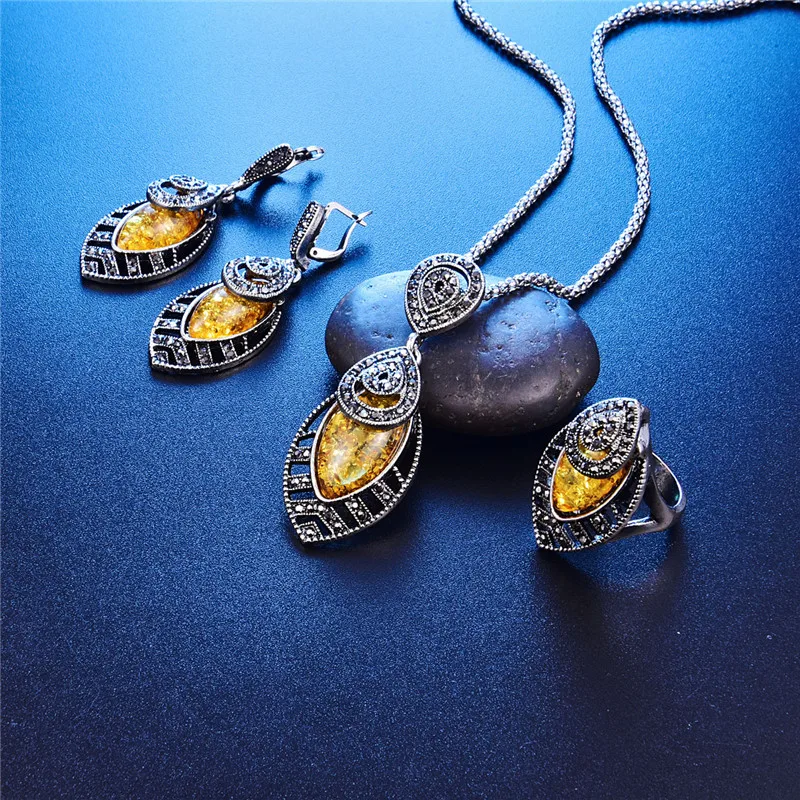 3 шт. Женский комплект из колье серёг и кольца|necklace earring ring sets|jewelry sets for womendesigner jewelry