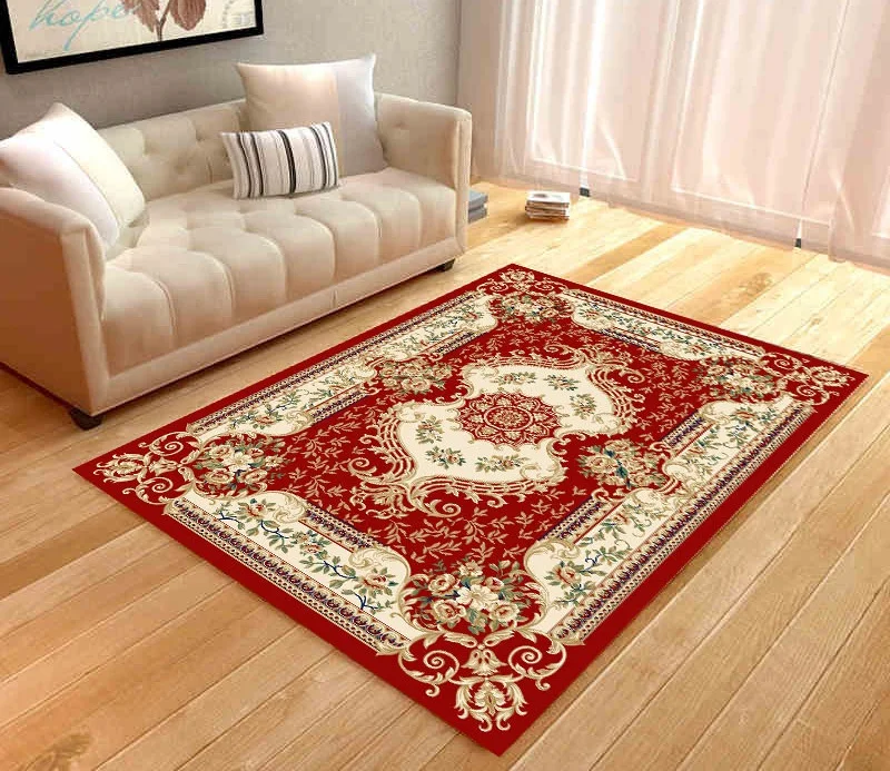 Классический плед Цветочные европейские ковры для гостиной tapete tapis de couloir Противоскользящий коврик для коридора диван прикроватный ковер