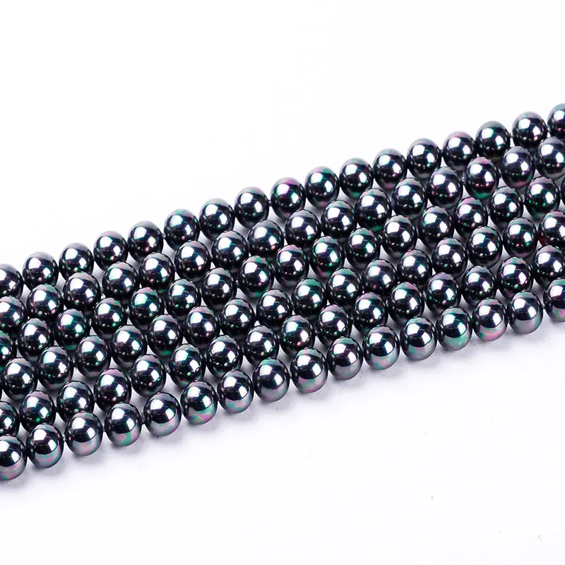 1 упак./лот 8 мм модные круглые шарики натуральный жемчуг из ракушки свободные