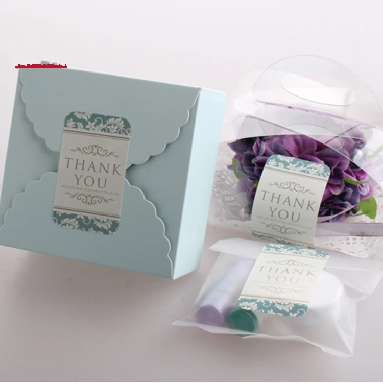 60 шт./лот Винтаж спасибо цветочные ручной работы торт средство герметизации