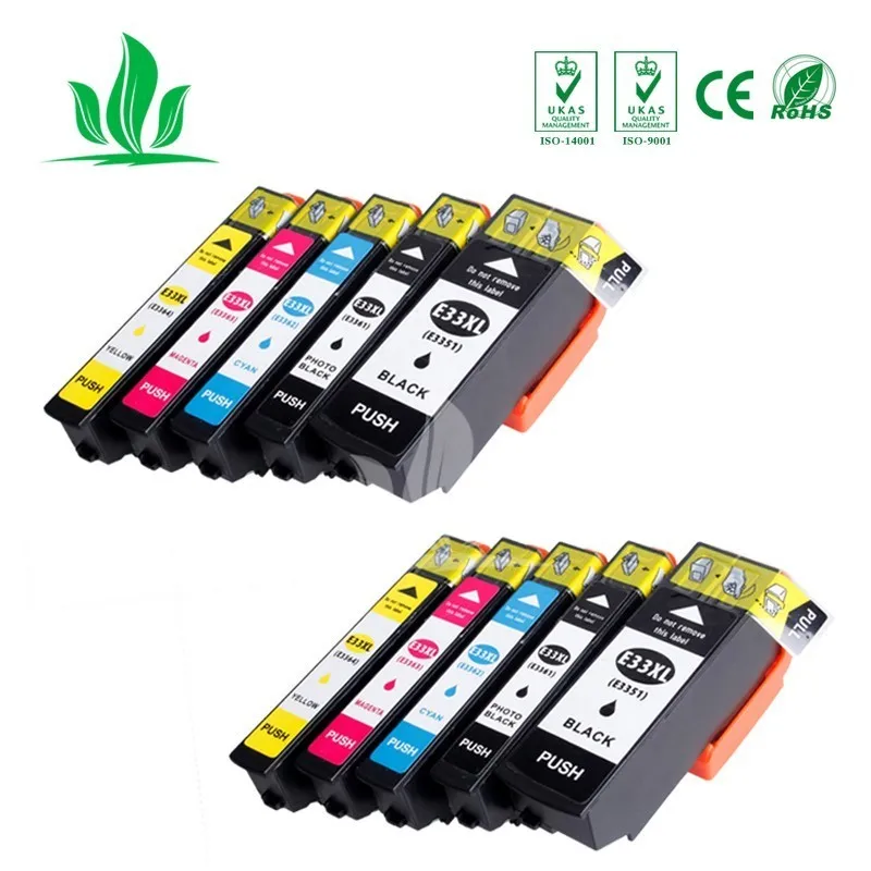 5 шт. 33XL 3351XL совместимый картридж с чернилами для принтера Epson XP-530 XP-630 XP-830 XP-635 XP-540 XP-640 XP-645