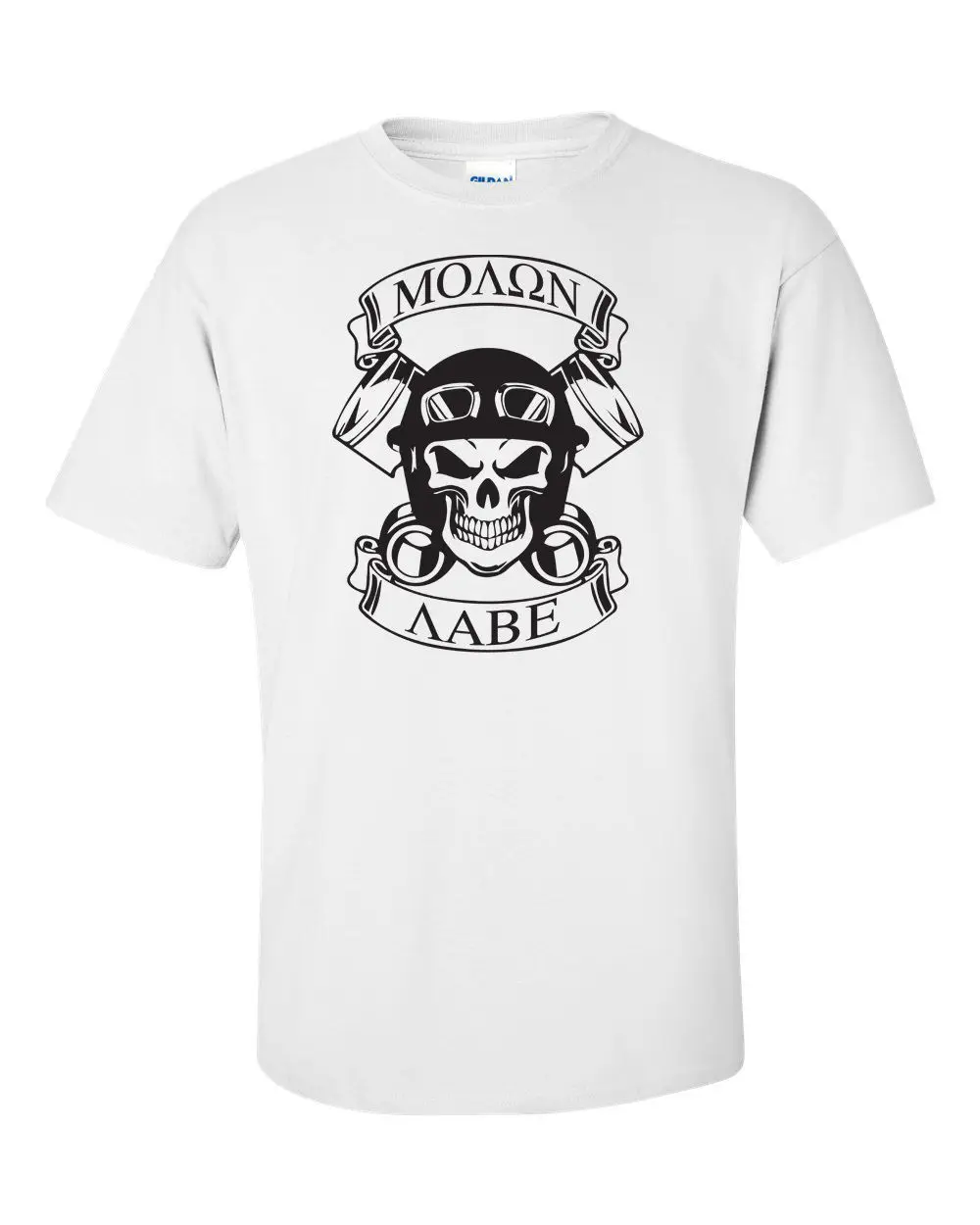 Print T Shirt Summer Short MOLON LABE Skull Shirts Printing Sleeve Casual O-Neck Cotton Pride Of The Creature T-Shirts | Мужская одежда