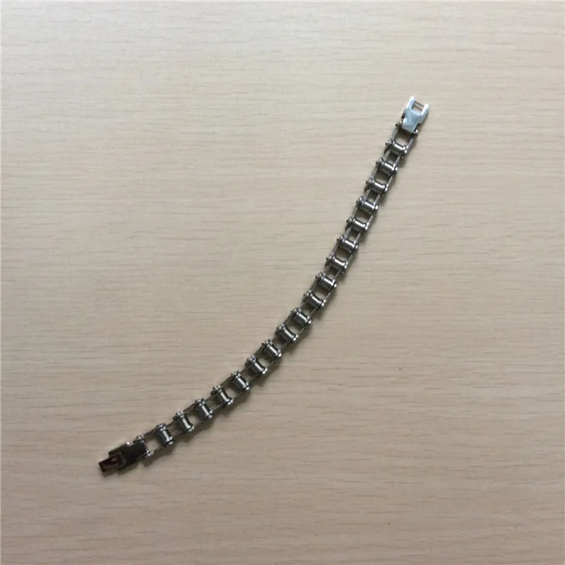 Women Men Stainless Steel Bracelet Silver Color Punk Rock Bicycle Motorcycle Link Chain Jewelry Gift New 21.5cm | Украшения и