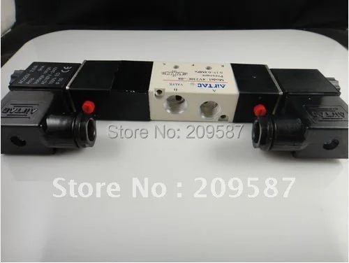 3 позиционный 5 ходовой воздушный электромагнитный клапан 4V230C 08 AC 220 В|valve plastic|solenoid