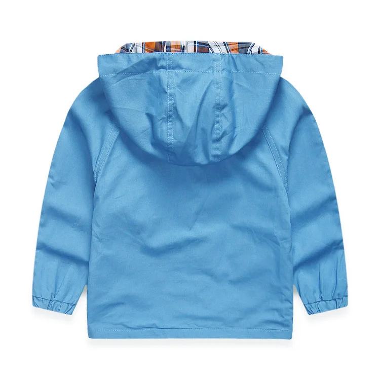 Новинка детская одежда однотонная хлопковая Качественная верхняя с капюшоном