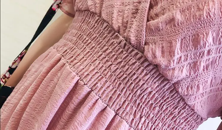 Удивительное Качество летнее платье для беременных женщин с коротким рукавом