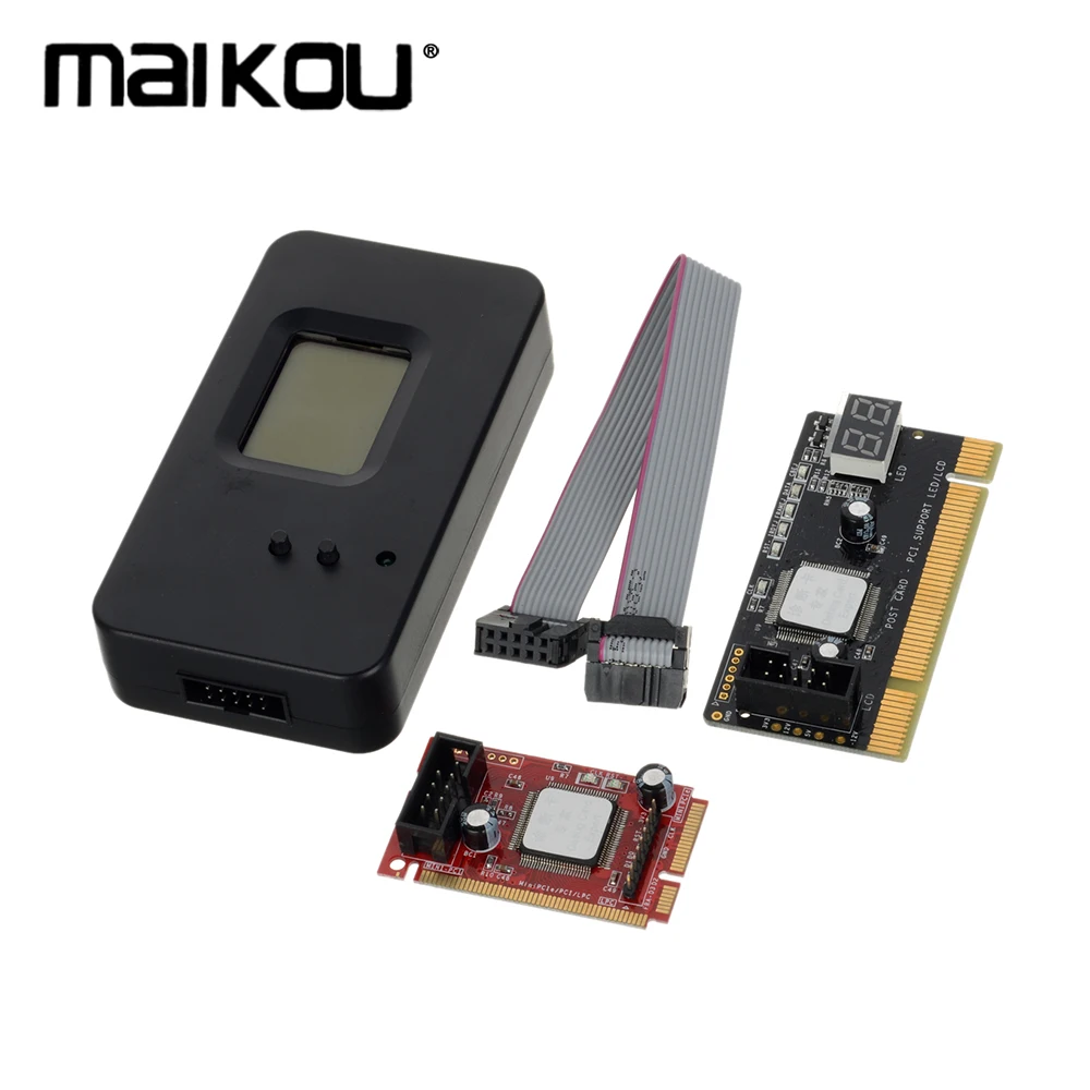 Диагностическая карта Maikou 3 в 1 MINI PCI E для анализа неисправностей ноутбука|Платы