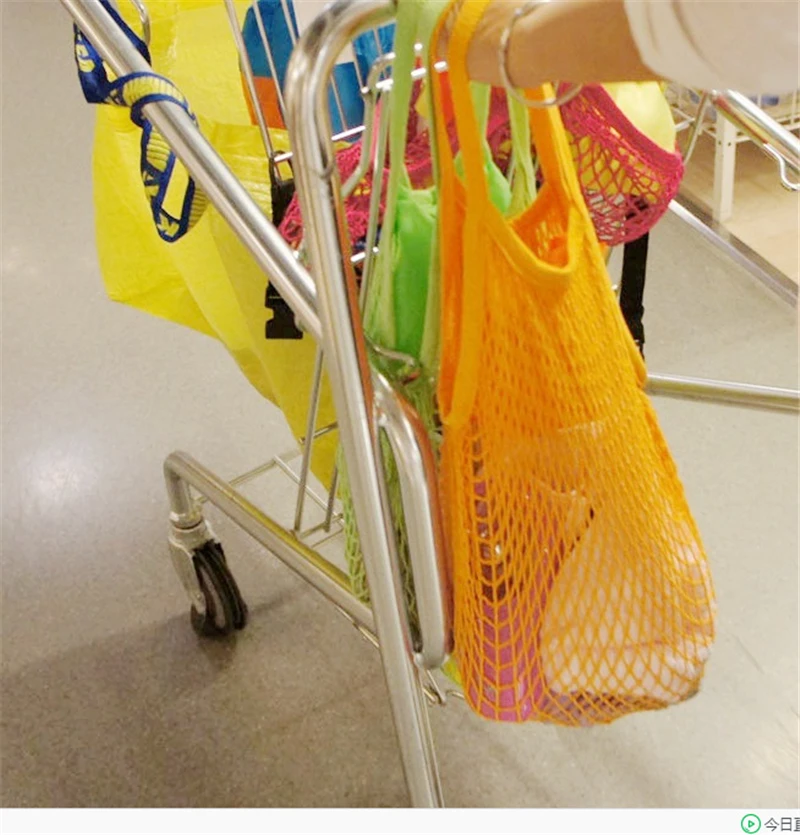 ETya Сетчатая Сумка для покупок многоразовая овощная Сумочка с фруктами Женская эко складная сумка для покупок сумка для магазина продуктовая сумка чехол