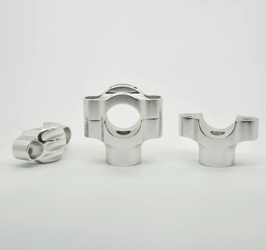 

new silver 22mm handlebar riser motorcycle riser
